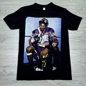 Player Tees Mens T Shirt Kobe Bryant Locker Room Graphic Black Small Heavyweight